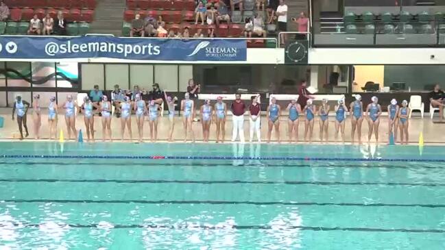 Replay: Water Polo Queensland State Titles - All Hallows’ School v Mermaids (Rose) (U16 Girls)