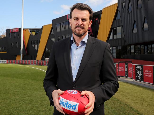 29/08/2019: Richmond AFL club CEO, Brendon Gale,  at the Tigers Punt Road Oval headquarters. Stuart McEvoy/The Australian.