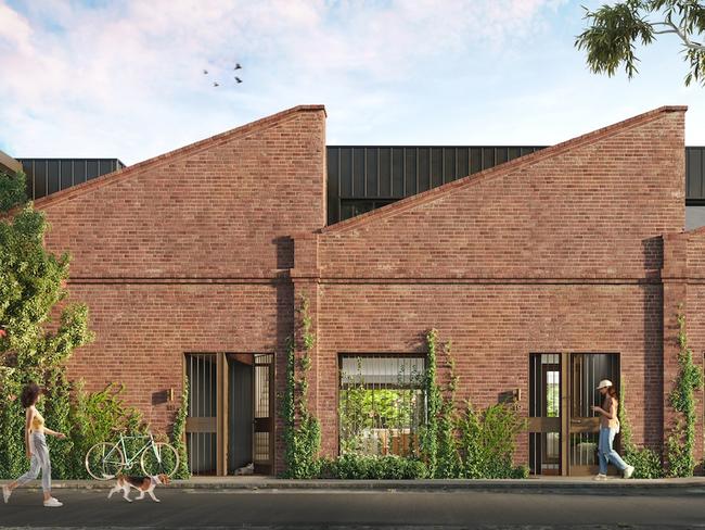 Beulah is currently building 23 all-electric two storey townhouses, dubbed Brunswick Established. Picture: Supplied