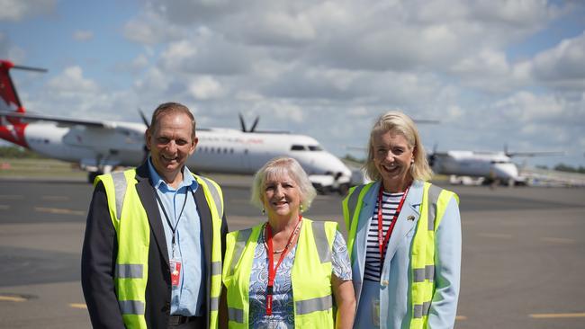 Shadow Minister for Infrastructure, Transport and Regional Development, Senator Bridget McKenzie joins Federal Member for Capricornia, Michelle Landry MP, and Rockhampton Region Mayor Tony Willaims to announce a $20 million election commitment for Rockhampton Airport.
