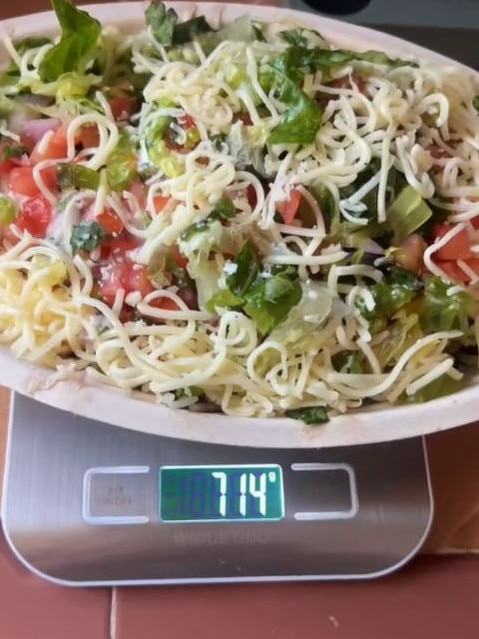 The order with the man’s name. Picture: TikTok/EmilyJoyLemus
