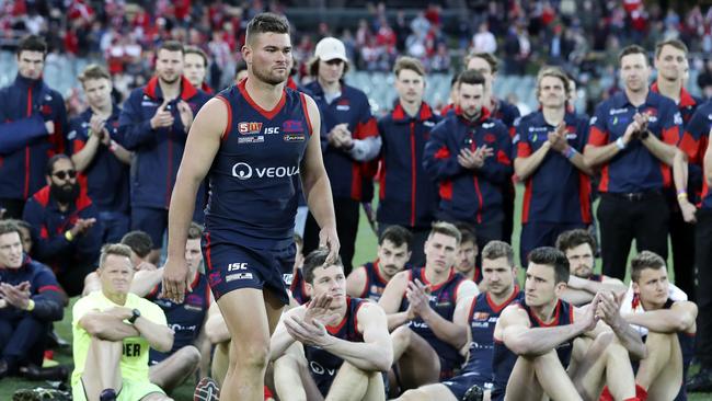 Norwood’s Mitch Grigg wins the 2018 Jack Oatey Medal. Picture: Sarah Reed