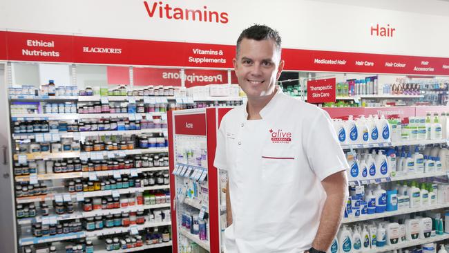 The National President of the Pharmacy Guild, Trent Twomey, said regional pharmacies were integral as part of the COVID-19 vaccination rollout. PICTURE: STEWART McLEAN