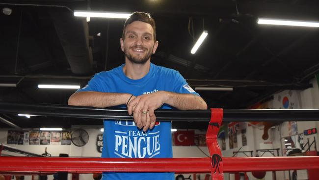 Southern Sydney boxer Michael Pengue is set to take on Ben Hussain on Paul Gallen's undercard. Picture: Sean Teuma