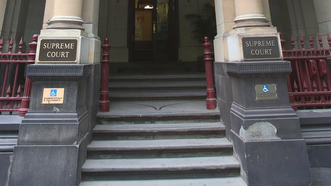 Rebekah Cavanagh was alone in the press box at the Supreme Court of Victoria as all eyes were on Cardinal George Pell being sentenced in the County Court across the road. Picture: David Crosling