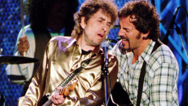 Two of Coupe’s most memorable interview were with Bob Dylan and Bruce Springsteen. Picture: Supplied.