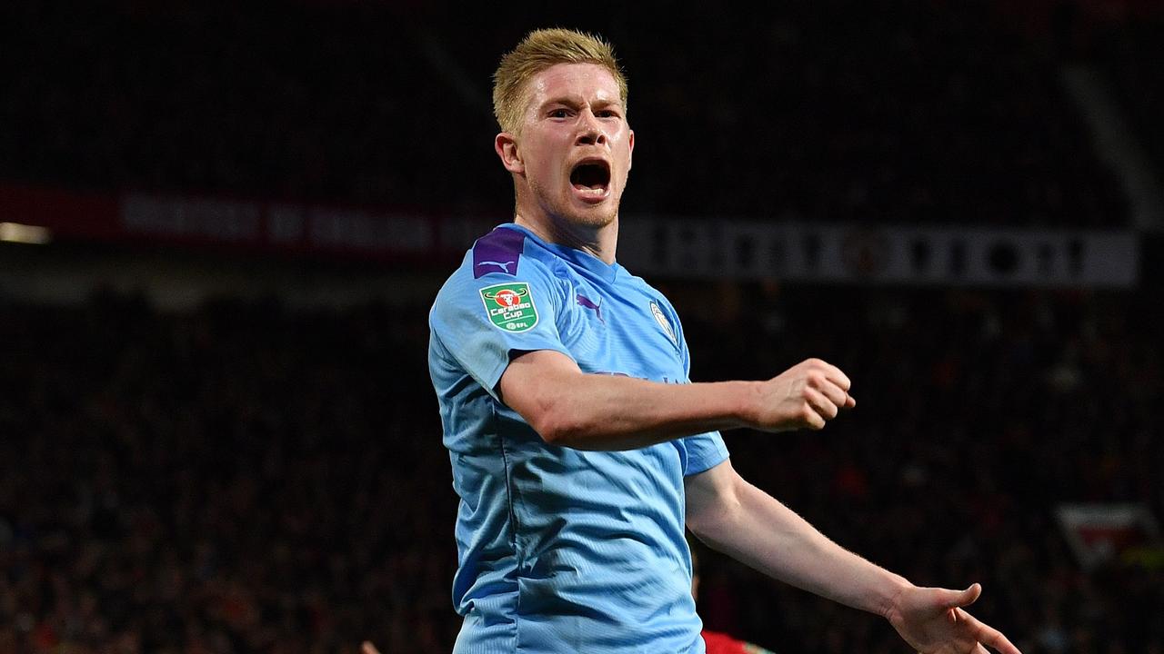 Kevin De Bruyne popped up in a primary school religious studies test. Picture: AFP