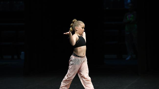Age 7 to 12 Hip Hop Solo. Summer Keating. Picture: Shae Beplate.