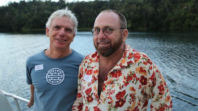 Noel Preece (left) with Pete Lawlor. Picture: Natasha Emeck