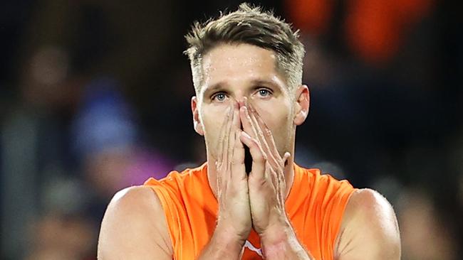 Jesse Hogan is fit and should return to the Giants team under yet another senior coach Picture: Getty Images