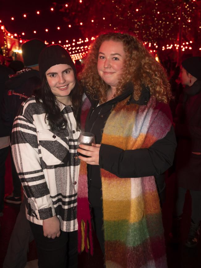 Dark Mofo 2023. Winter Feast. Rhiannon Bellchambers and Sarah Hoskin. Picture: Caroline Tan