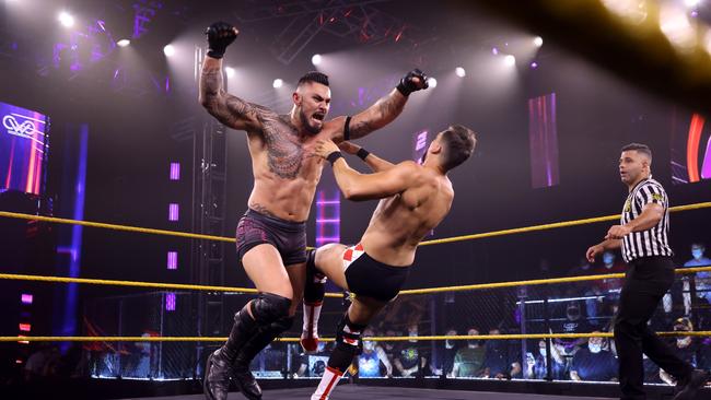 Daniel Vidot in action on NXT