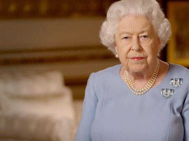 ueen Elizabeth II addresses the nation and the Commonwealth. Picture: Getty