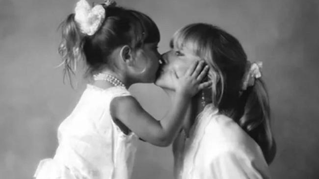 Pictures posted to Chloe Lattanzi’s Instagram account as a tribute to her mum Olivia Newton -John, who died aged 73. Picture: Instagram