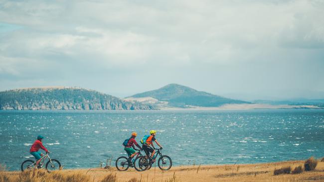 Maria Island, on Tasmania's East Coast. Picture: Flow Mountain Bike