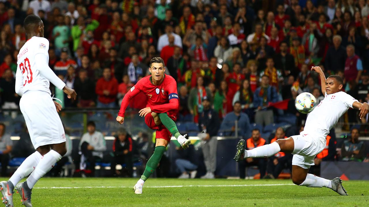 Football Qatar on X: Cristiano Ronaldo scored another hattrick as Portugal  eased to a 5-0 victory over Luxembourg, but Serbia still on top of the  group with a one-point advantage after beating