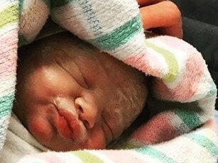 Mix 102.3 brekkie co-host Jodie Oddy welcomes her fourth child,baby Harper Billie Oddy. Pics: Instagram