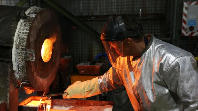 Pybar Production Supervisor David Dredge at the Henty Gold Mine near Queenstown, which is again pouring gold and creating more than 100 jobs. Picture: CHRIS KIDD