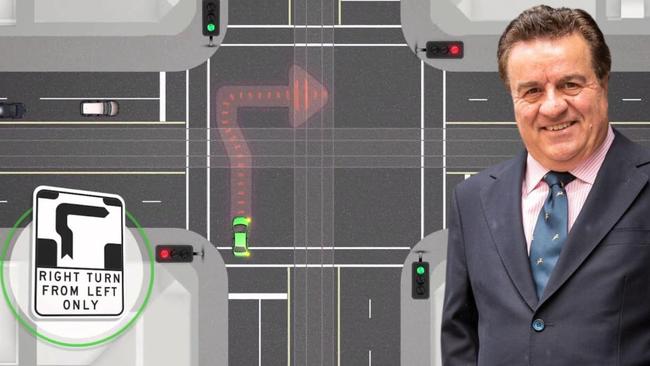 Independent upper house MP Frank Pangallo wants Melbourne-style hook turns to be introduced at Adelaide intersections.