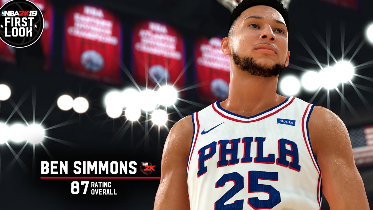 Ben Simmons, as expected, is the highest rated Australian.