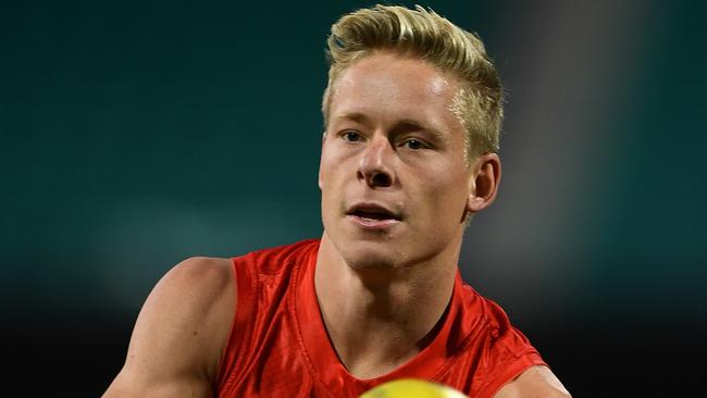 Isaac Heeney’s scoring has suffered from spending more time in attack.