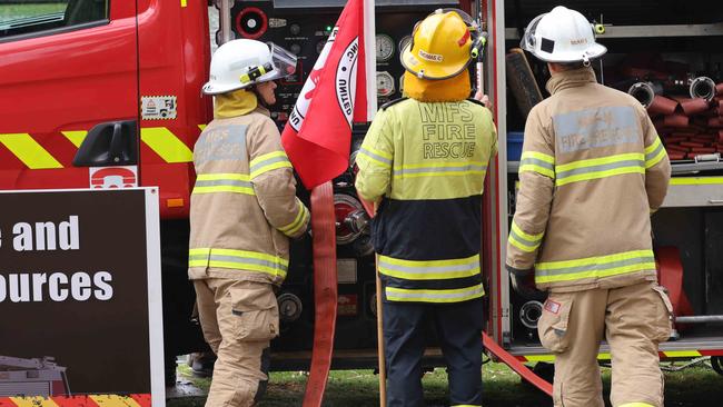 There is no vaccination mandate for firefighters currently in South Australia. Picture: Russell Millard