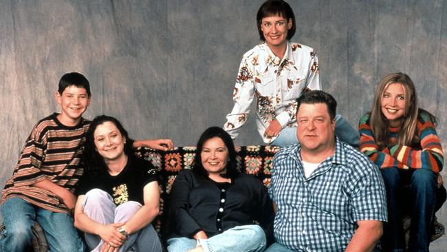 The original cast, on the original couch. Picture: SUPPLIED