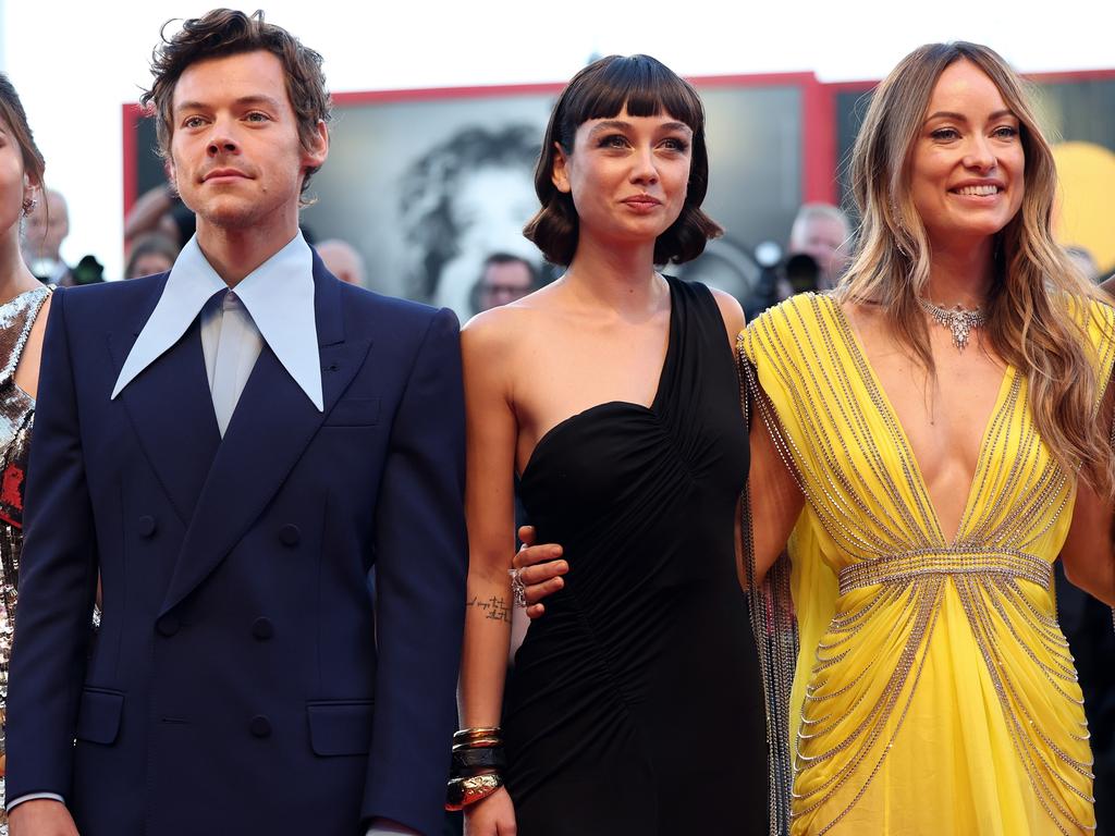 The couple first sparked rumours of frosty relations when they refused to pose together at the Don’t Worry Darling premiere. Picture: Vittorio Zunino Celotto/Getty Images