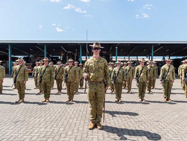 More than 200 soldiers from 8th/12th Regiment, Royal Australian Artillery will be taking part in a Freedom of Entry march through Palmerston on Friday. Picture: Pema Tamang Pakhrin