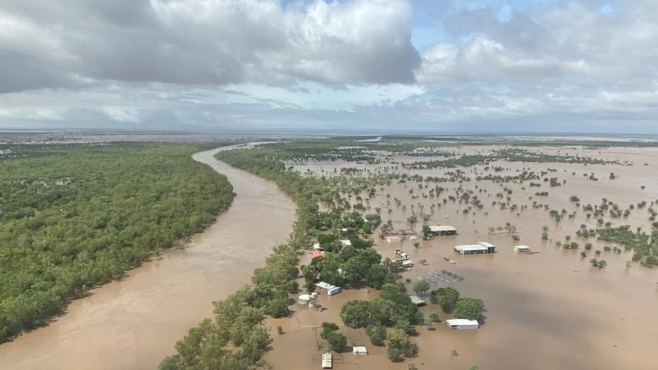 At one point, the amount of water flowing down the Fitzroy River each day was the equivalent to the entire amount of water Perth uses in 20 years. Picture: FISH