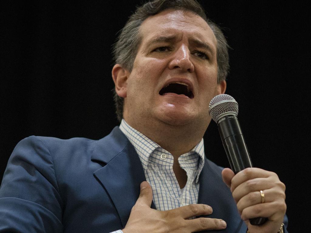 Senator Ted Cruz from Texas. Picture: AFP