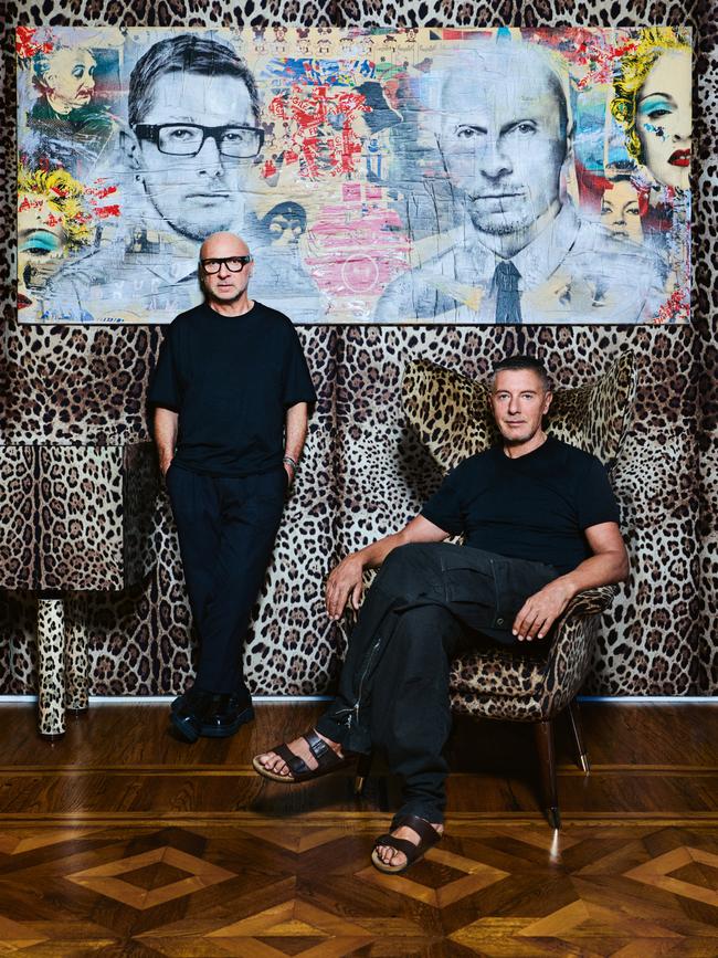 Italian spirit L-R designers Domenico Dolce and Stefano Gabbana. Picture: Max Cardelli