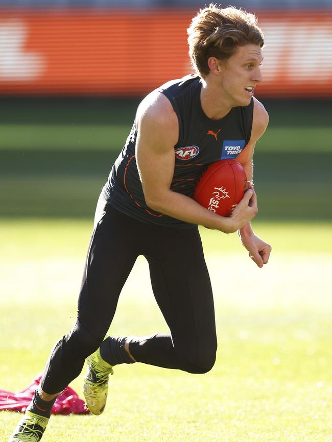 Lachie Whitfield will return for the Giants on Sunday. Picture: Daniel Pockett/Getty Images