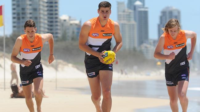 Josh Kelly, Tom Boyd and Cameron McCarthy. Picture: Getty Images