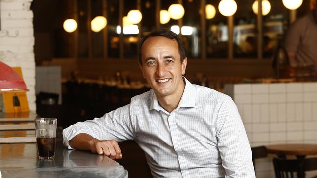 Dave Sharma at the Paddington Hotel in Sydney’s east. The Liberal candidate for the seat of Wentworth says DFAT needs to update its communications methods or continue losing relevance. Picture: John Appleyard