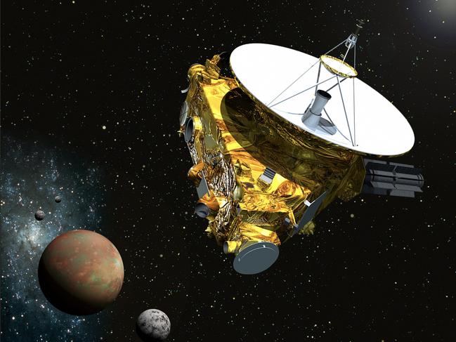 New Horizons ... The spacecraft is now nearing Pluto. Source: NASA