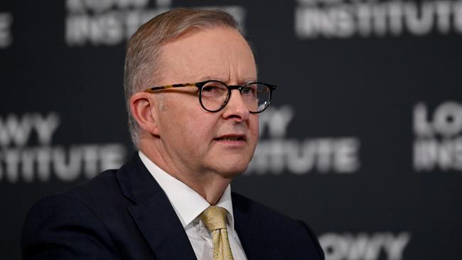 Anthony Albanese has characterised the government as productivity laggards lacking the vision of John Curtin and Ben Chifley in driving the economic recovery and a “better future”. Picture: AAP