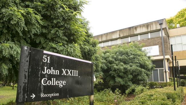 John XXIII College was found to have breached its duty of care. Picture: Keegan Carroll