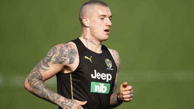 Dustin Martin is hitting form at the right time.