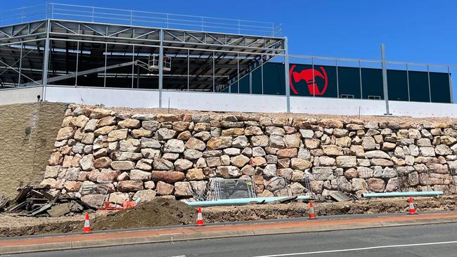 The new Bunnings store is being built along Main and McLiver streets at Pialba in Hervey Bay.
