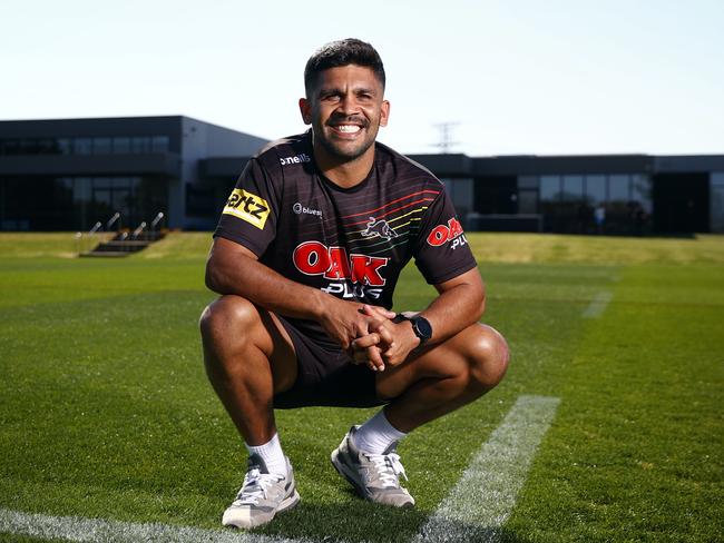 Penrith Panthers player Tyrone Peachey ahead of the 2023 NRL finals. Picture: Richard Dobson