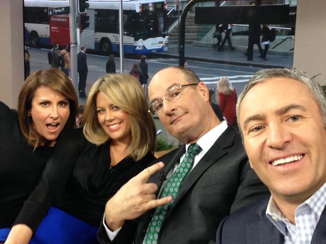 Natalie Barr, Samantha Armytage, David Koch and Mark Beretta. Picture: Channel Seven