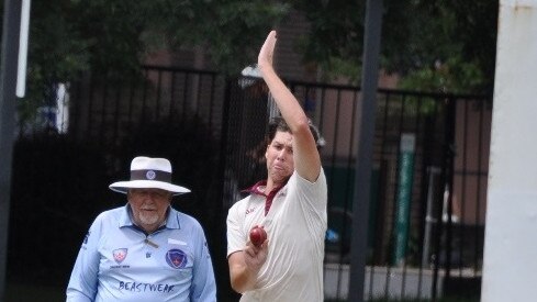 Young cricketer Nick Toohey in action. Pic: Supplied