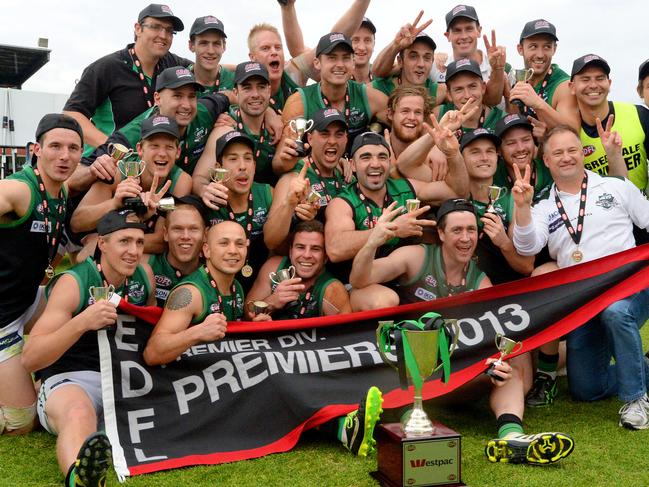 EDFL,  Essendon District Football League Premier Division grand finals between Aberfeldie and Greenvale at Windy Hill Essendon.. Pictures Angie Basdekis