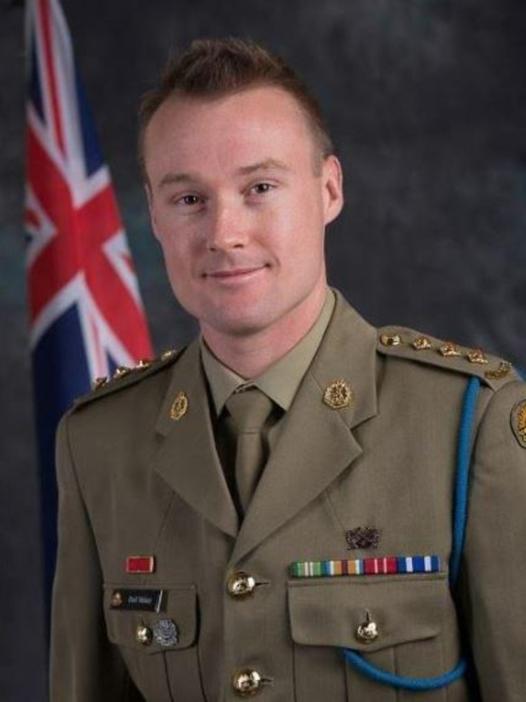 Major Andrew Evans Carries Captain Paul McKay’s Sword In 2024 Anzac Day ...