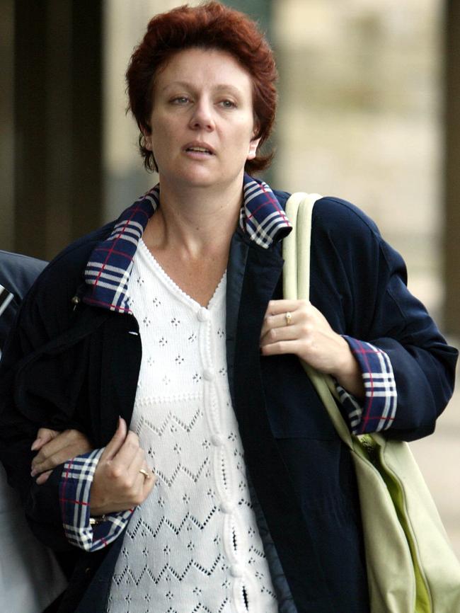 Kathleen Folbigg arrives at NSW Supreme Court in 2003. Picture: Nathan Edwards.