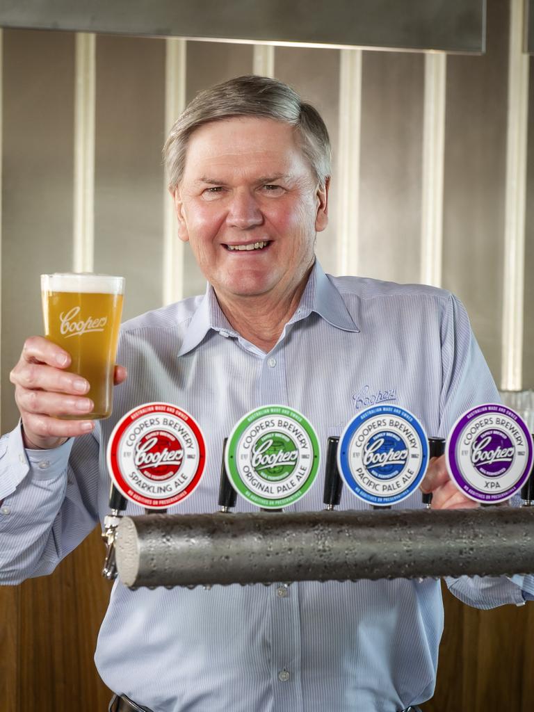 Tim Cooper at the new visitor centre at Coopers Brewery. Picture: Supplied