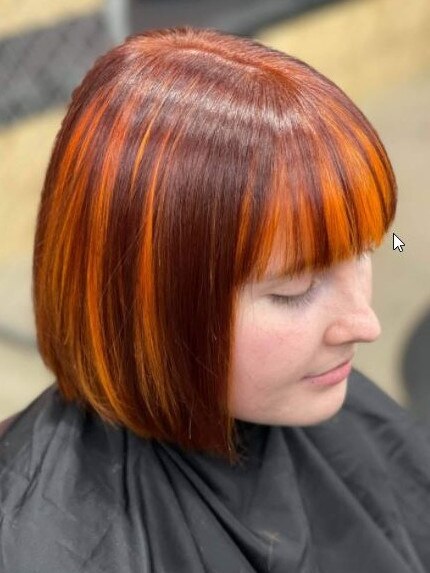 The work of one of the best hairdresser nominees Lizzy Johns from Victor Harbor. Picture: Supplied