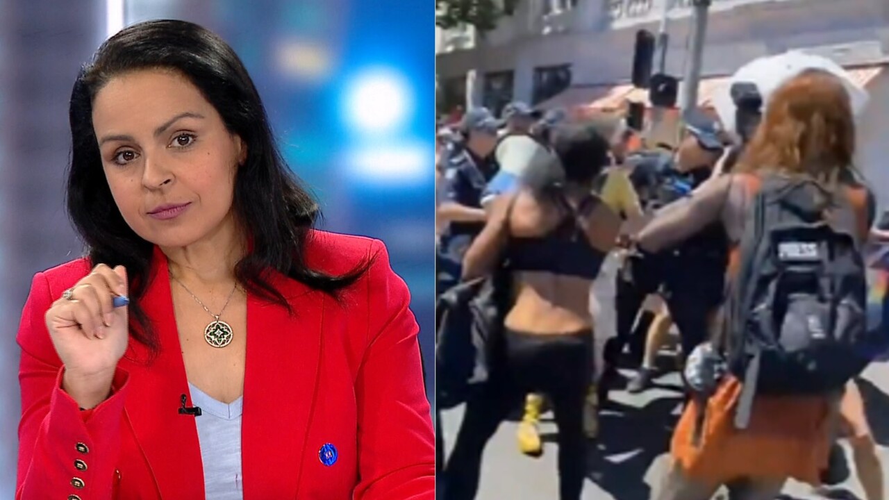 Rita Panahi slams 'anti-police' protesters who ‘abused’ officers