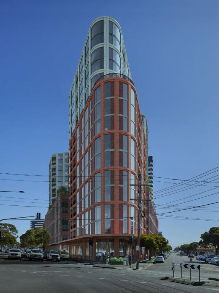 Artist impression of the front of the proposed development on the corner of Mercer and Cavendish streets.